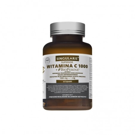  Singularis Witamina C 1000 + Bioperine 60 kapsułek 