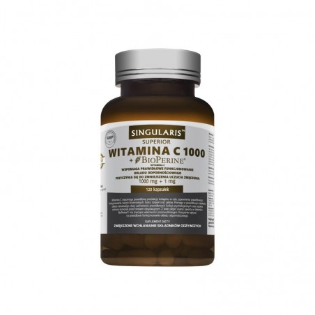  Singularis Witamina C 1000 + Bioperine 120 kapsułek 