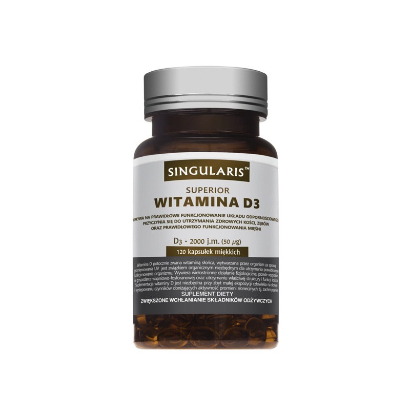 Singularis Witamina D3 2000 j.m. 120 kapsułek 