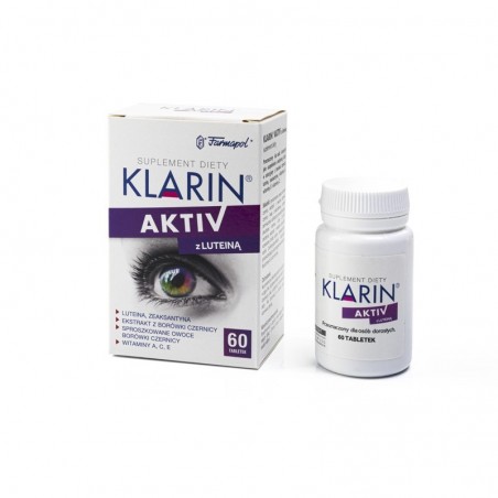  Klarin aktiv z luteiną 60 tabletek 