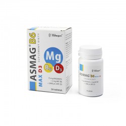 Asmag B6 Max D3, 50 tabletek