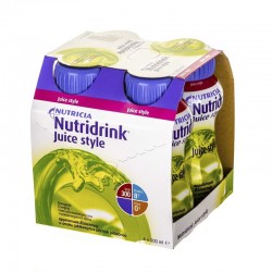 Nutridrink Juicy style o smaku jabłkowym 4 butelki po 200 ml płynu