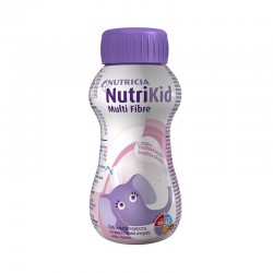 NutriKid Multi Fibre, preparat odżywczy dla dzieci powyżej 1 roku, smak truskawkowy, 200 ml