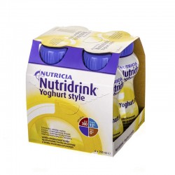 Nutridrink Yoghurt style o smaku waniliowo-cytrynowym 4 butelki po 200 ml płynu