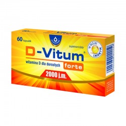 D-vitum forte 2000 j.m. 60 kapsułek