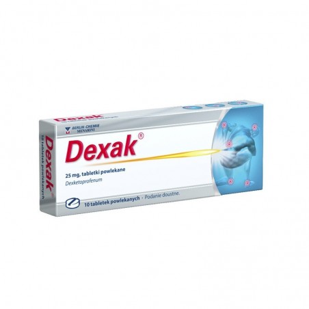  Dexak 25 mg, 10 tabletek 