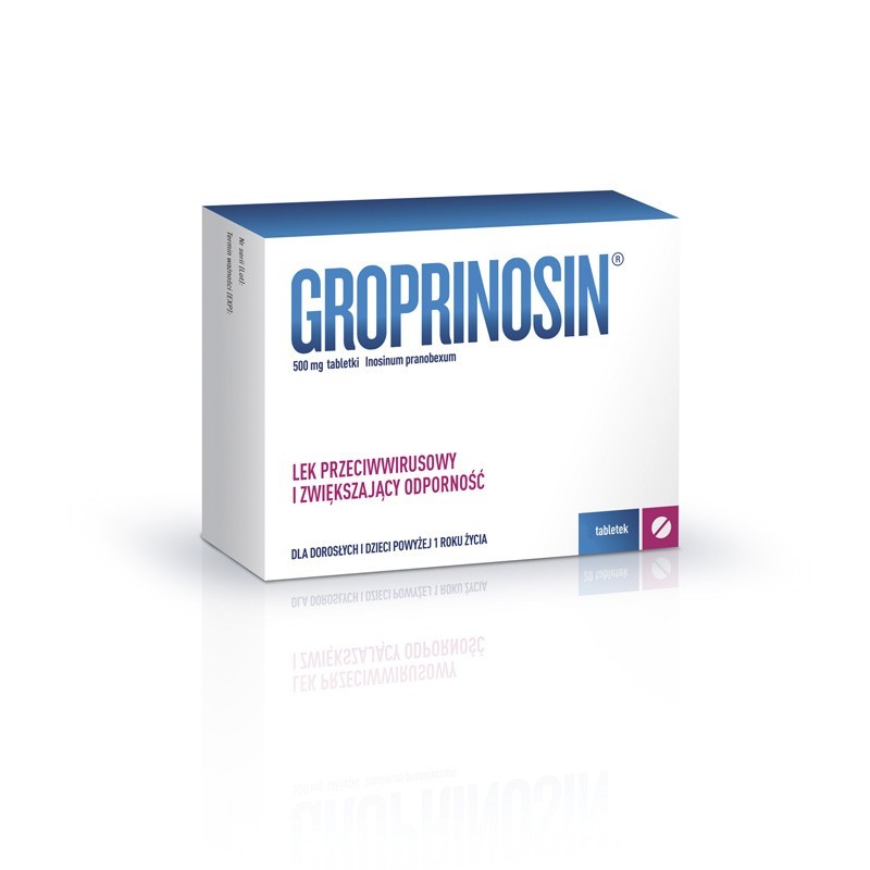 Groprinosin 500 mg, 50 tabletek 