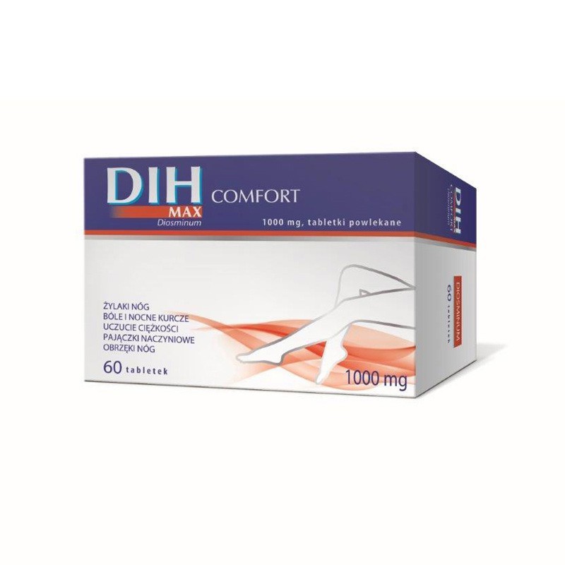 DIH Max comfort 1000 mg, 60 tabletek 