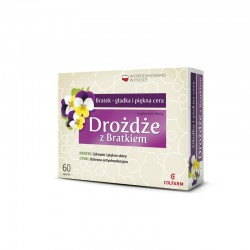 Drożdże z bratkiem 60 tabletek