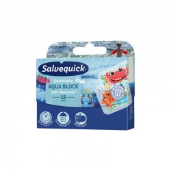 Plastry Salvequick Aqua block kids 12 sztuk