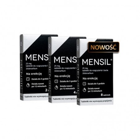 Mensil 25 mg, 2 tabletki do rozgryzania do żucia