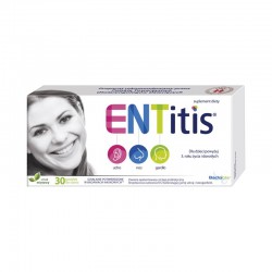 Entitis o smaku miętowym 30 pastylek do ssania
