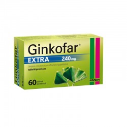 Ginkofar Extra 240 mg, 60 tabletek