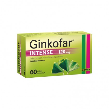  Ginkofar Intense 120 mg, 60 tabletek 