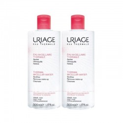 Uriage Woda micelarna do skóry wrażliwej i naczynkowej duopack 500 ml + 500 ml