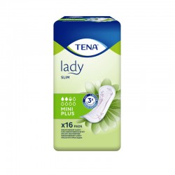 Wkładki anatomiczne Tena Lady Slim Mini plus 16 sztuk