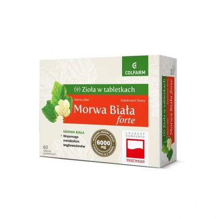Morwa Biała forte 60 tabletek