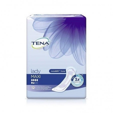 Wkładki anatomiczne Tena Lady Maxi 12 sztuk