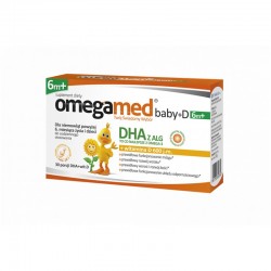 Omegamed Baby+D od 6 miesiąca, 30 kapsułek twist-off