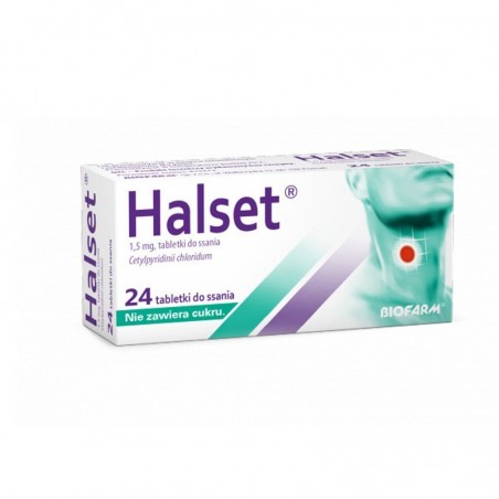 Halset 1,5 mg, 24 tabletki do ssania