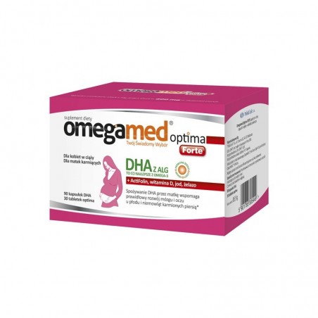 Omegamed Optima forte, 90 kapsułek + 30 tabletek