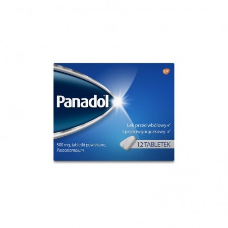  Panadol 500 mg, 12 tabletek 