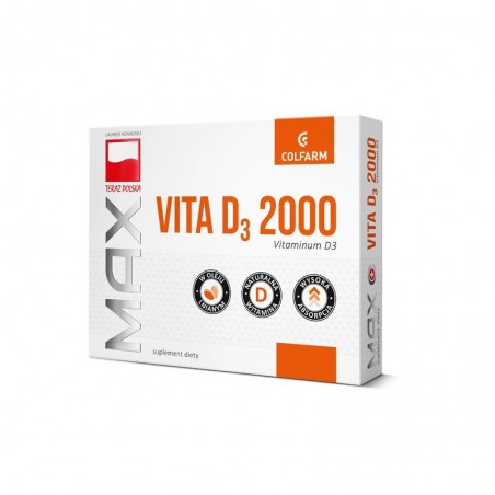  Max Vita D3 2000, 60 kapsułek 