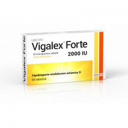 Vigalex forte 2000 I.U., 60 tabletek