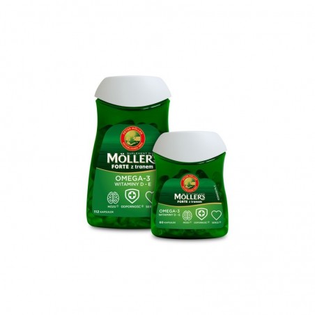  moller's forte z tranem 112 kapsułek 