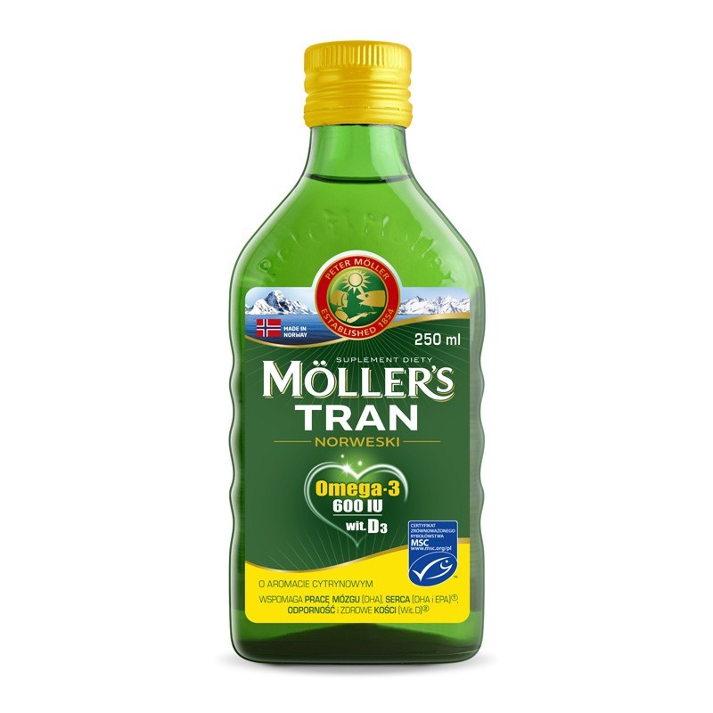  tran mollers cytrynowy 250ml