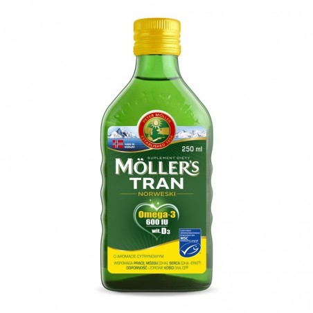 tran mollers cytrynowy 250ml tran mollers cytrynowy 250ml