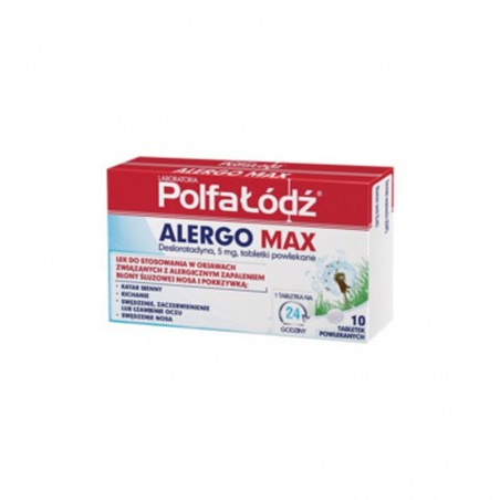  Alergo Max 5 mg, 10 tabletek 
