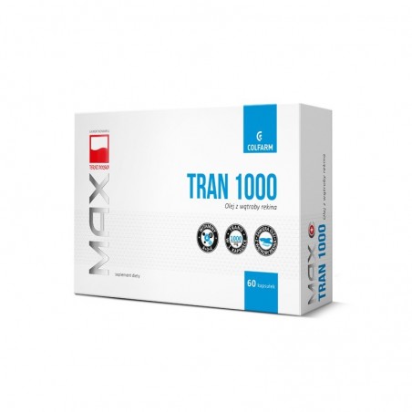Tran 1000 max, 60 kapsułek