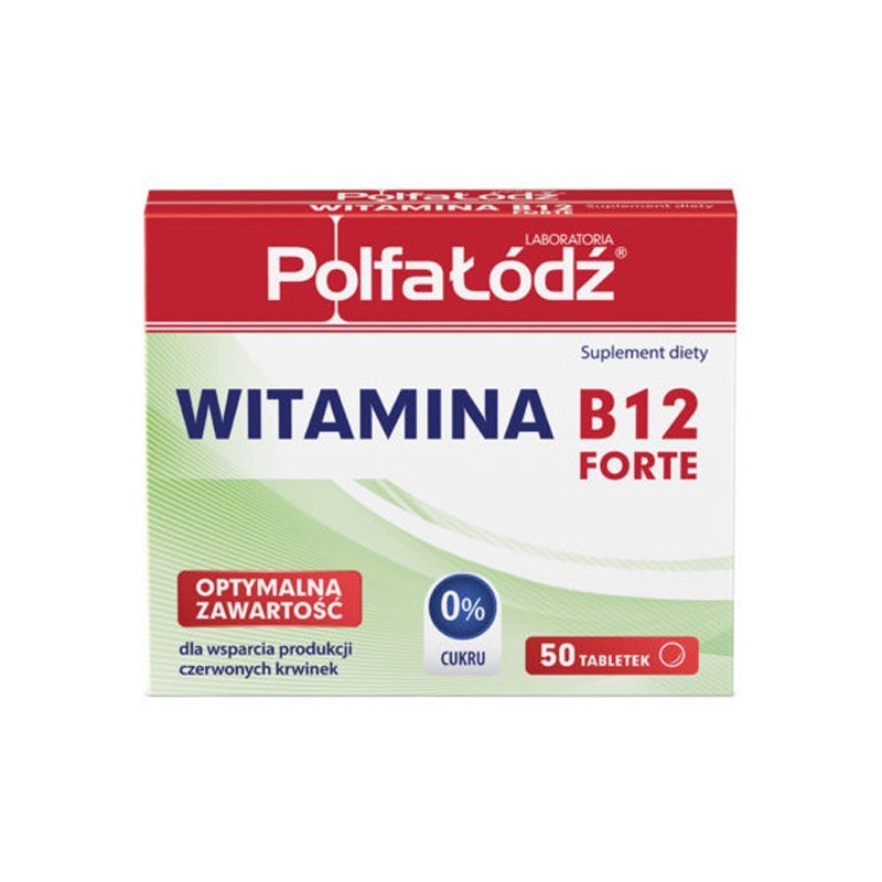 Witamina B12 10 mg, 50 tabletek 
