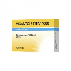 Vigantoletten 1000, 1000 j.m. (0,25 mg), 90 tabletek