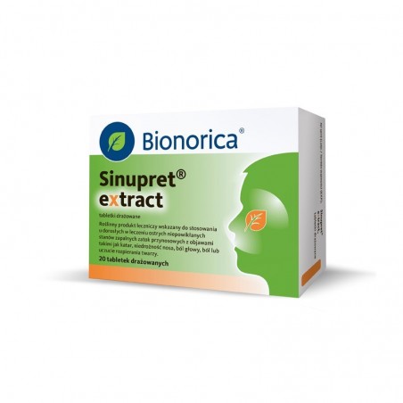 Sinupret Extract 160 mg, 20 tabletek