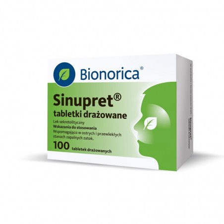 Sinupret 100 tabletek