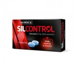 Silcontrol 25 mg, 4 tabletki
