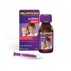 Ibuprom dla dzieci forte zawiesina doustna 200 mg/5 ml, 100 ml