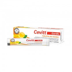 Cevitt Gardło cytryna 20 tabletek do ssania