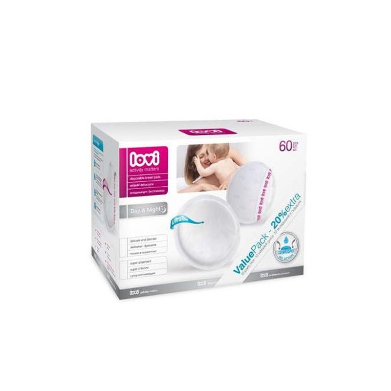 Krążki laktacyjne Canpol LOVI day&night, 60 sztuk 