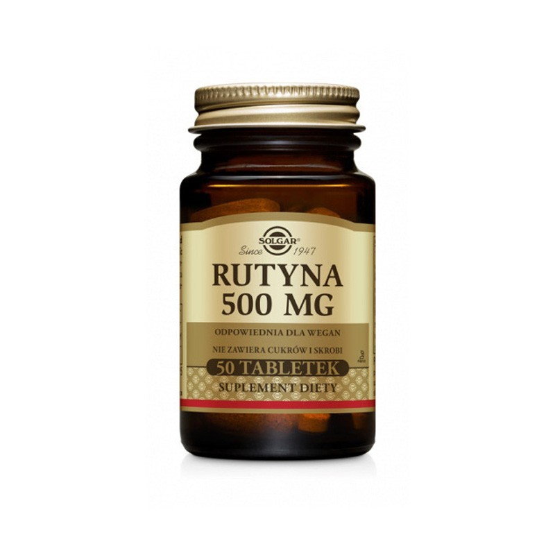 Solgar Rutyna 500 mg, 50 tabletek 