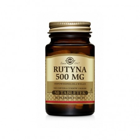  Solgar Rutyna 500 mg, 50 tabletek 