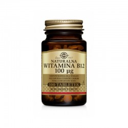 Solgar Witamina B12 naturalna 100 tabletek