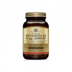 Solgar Witamina D3 50 mcg (2000 IU), 100 kapsułek