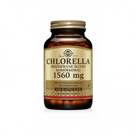  Solgar Chlorella 100 kapsułek 