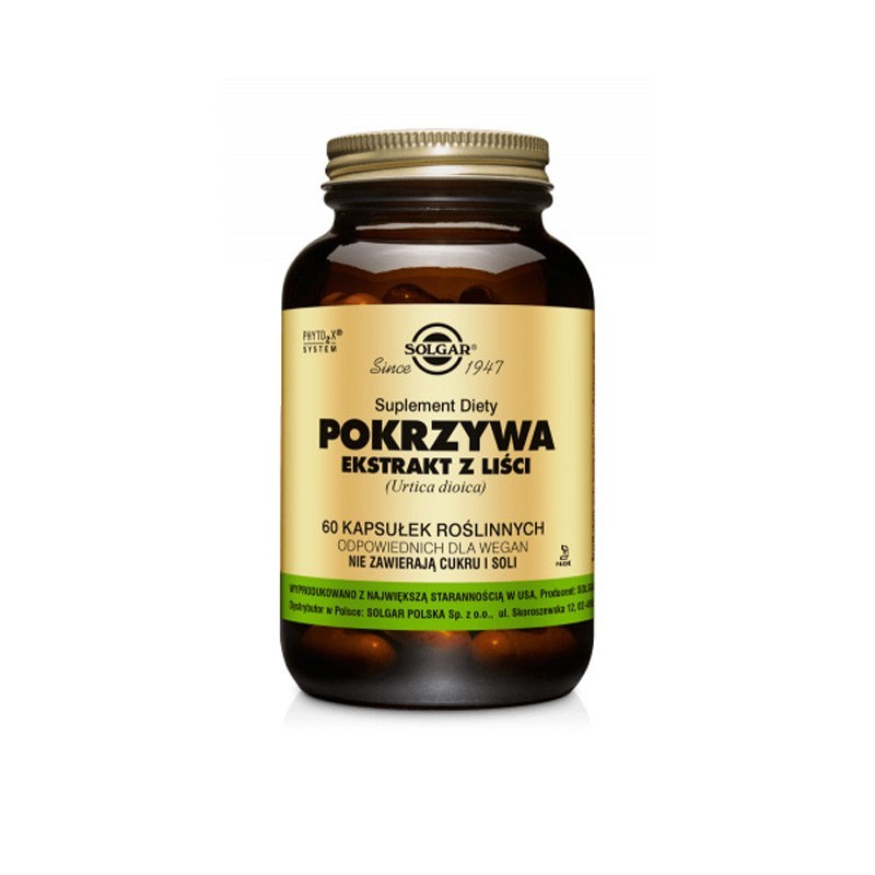 Solgar Pokrzywa 60 kapsułek 