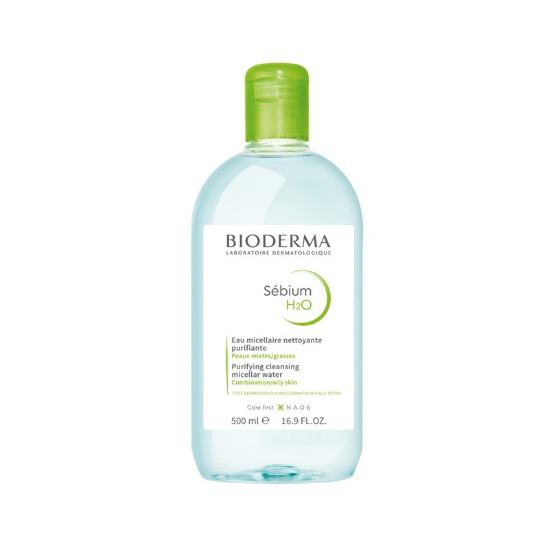 Bioderma Sebium H20 antybakteryjny płyn micelarny do twarzy, 500 ml 