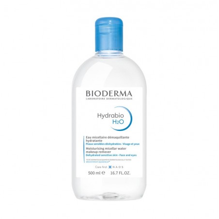  Bioderma Hydrabio H2O, nawilżający płyn micelarny do demakijażu, skóra odwodniona, 2 x 500 ml 