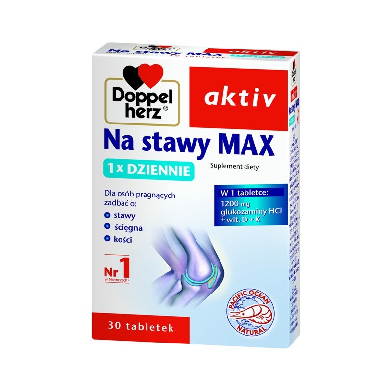 Doppelherz Aktiv Na stawy Max 1x dziennie, 30 tabletek 